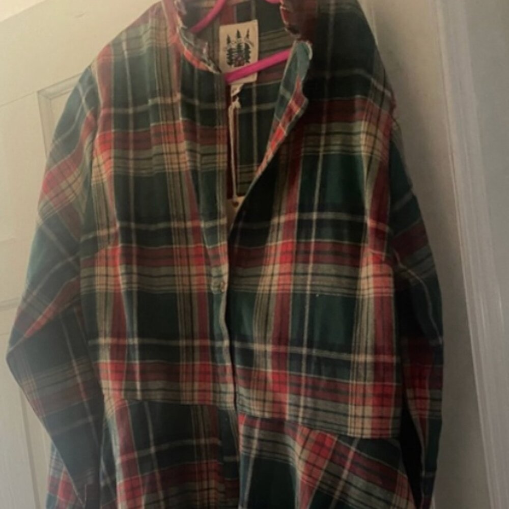 Kiel James Patrick xxl nwt plaid dress MSRP 196